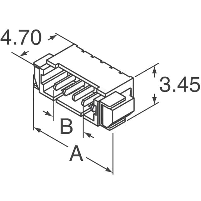 1734261-5 TE Connectivity AMP Connectors  Headers Male Pins